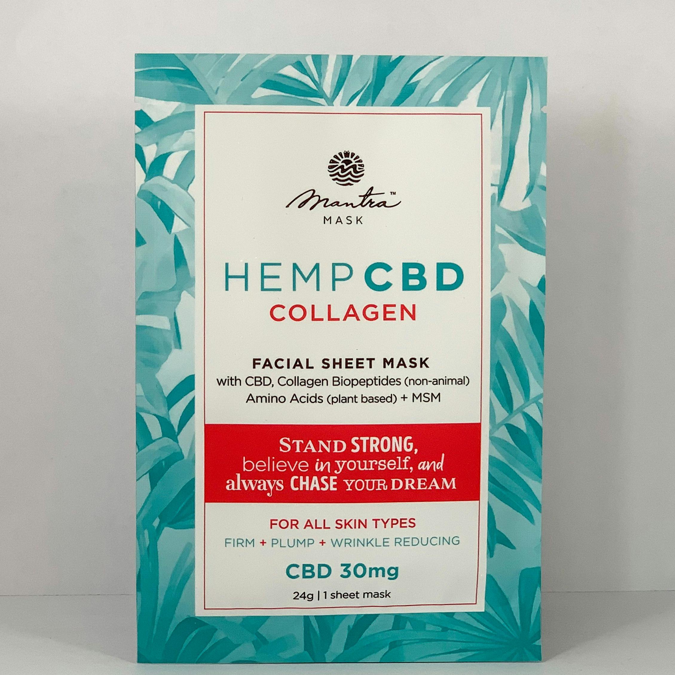 CBD Collagen Sheet Mask